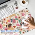thumbnail image 4 of Long Mouse Pads for Desk,Dogs with Pioneer Flower Desk Mats on Top Of Desks, Desk Mouse Pad Extra Large with 3mm Non-Slip Base and Stitched Edge for Gaming,Office,Work,Home 31.5"x15.7", 4 of 6