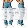 thumbnail image 3 of Hvogkswy Outdoor Hiking Pants Women, Solid Color Straight Leg Cargo Pants Loose Lightweight Casual Breathable Travel Pants with Pockets, 3 of 9