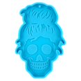 thumbnail image 1 of Molde de Silicona YONGSHENG adorno de calavera de Halloween azul, 1 of 5