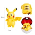 thumbnail image 2 of Juguete de Pokémon Original, Pikachu Charizard, caja de regalo, Greninja Lucario Poke Ball, modelo de figura de acción de Anime de deformación Juguetes zhangyuxiang LED, 2 of 2