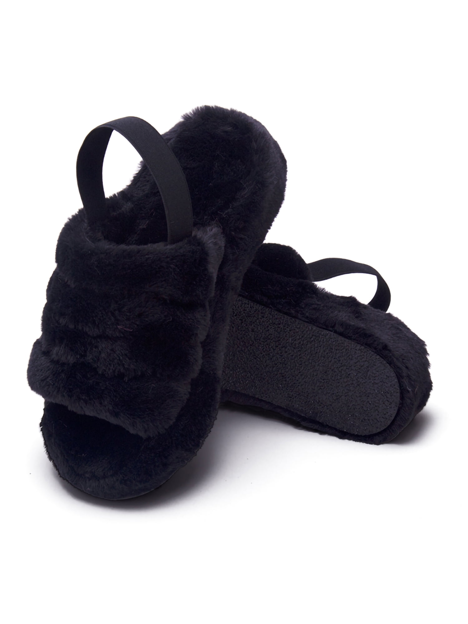 ladies black platform shoes