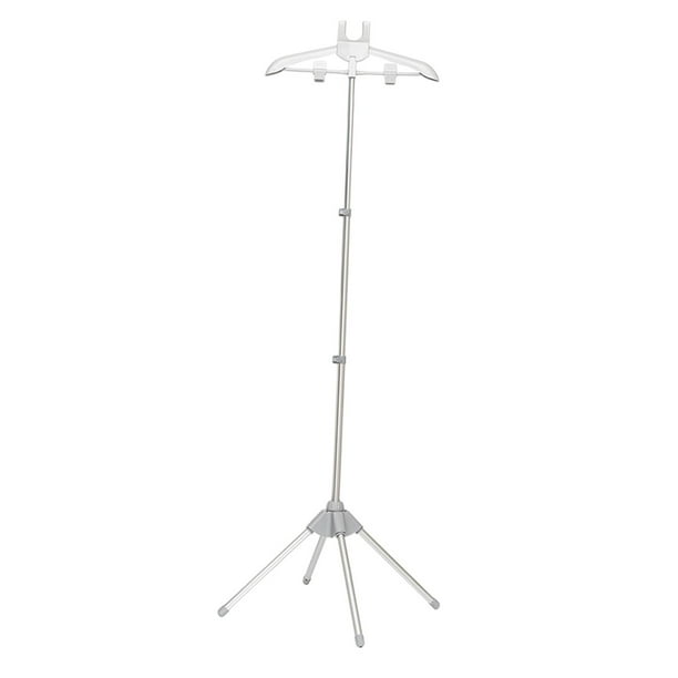 Soporte para máquina de planchar de mano, tendedero, práctico, retráctil, fácil de guardar gris