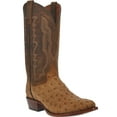 thumbnail image 2 of Dan Post Boots Mens Gehrig Ostrich Embroidered Round Toe Pull On Cowboy  Mi, 2 of 5