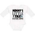 thumbnail image 3 of Inktastic Mommy's Little Tax Deduction Blue Hearts Boys or Girls Long Sleeve Baby Bodysuit, 3 of 5