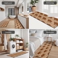 thumbnail image 5 of Brown Buffalo Pattern Kitchen Rugs Sets Of 3,Kitchen Runner Rugs Non Skid Washable,Decorative Kitchen Floor Mats for Kitchen,Sink,Laundry,17"x30"+ 17"x47" + 17"x59", 5 of 6