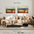 thumbnail image 4 of Elephant Stock Early Morning Light Wall Art - Horizontal Canvas Wall Art - Living Room Wall Decor - Abstract Canvas - Yellow And Red Decor By Kate Boyce - 45" x 30", 4 of 8