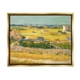 thumbnail image 3 of Stupell Industries The Harvest Vincent van Gogh Classic Painting Painting Metallic Gold Floating Framed Canvas Print Wall Art, Design by one1000paintings, 3 of 5