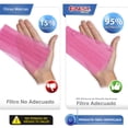 thumbnail image 5 of Best Trading Cubrebocas Rosa 50 piezas, Mascarilla Desechable Termosellado Tricapa, Tapabocas con Ajustador Nasal Oculto y Tecnología Ligera de Filtrado Efectivo, 5 of 5