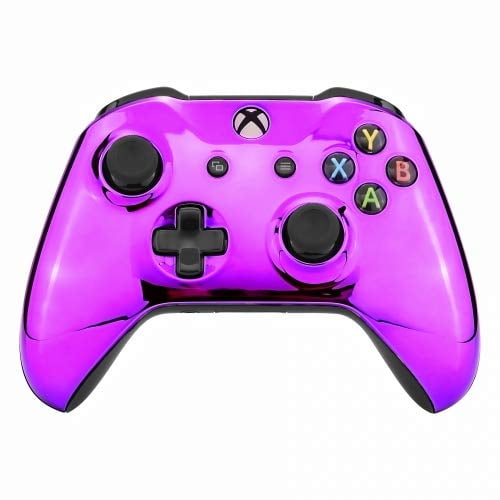 Chrome Purple One S Rapid Fire Modded Controller 40 Mods for COD Games