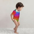 thumbnail image 3 of Sigee Rainbow Glitter for Baby Unisex Baby Cotton Short-Sleeve Bodysuits Soft Cotton, Breathable-6 Months, 3 of 7