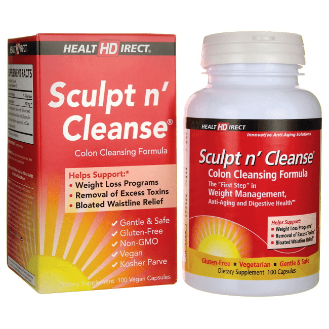 Health Direct Sculpt n' Cleanse 450 mg 100 Vegan Caps