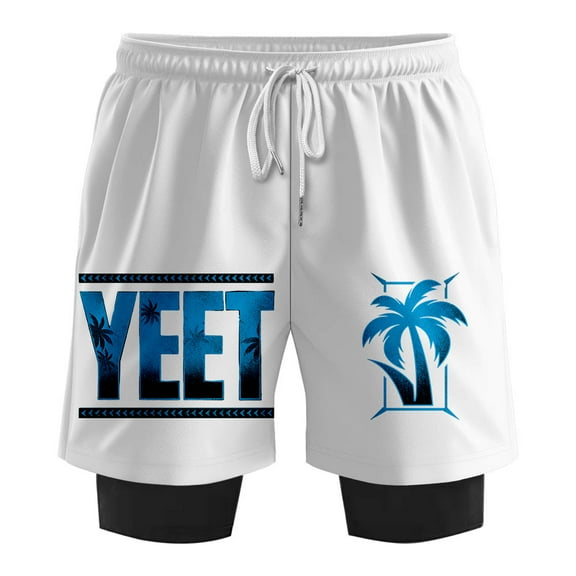 Jey Uso Orange Yeet Merch Fake Two Piece Shorts Cosplay Women Men HipHop Streetwear Short Pants