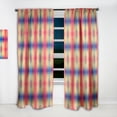 thumbnail image 2 of Designart 'Triangular Shapes Colourfields VIII' Modern Curtain Panel, 2 of 5