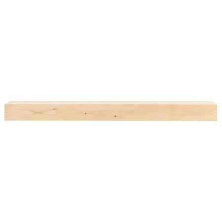 

Mantels Direct Wallace 36-Inch Floating Wood Fireplace Mantel Shelf Unfinished