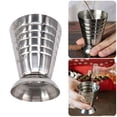 thumbnail image 1 of 75ml Stainless Steel Measure Cup Jigger Shot Drink for Spirit Mixed Cocktail Beaker, 1 of 3