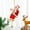 Red, variant on Electric Music Santa Claus Doll 25x13cm Climbing Ladder Ornament Plays 3 Christmas Songs Christmas Tree Decoration Moving Santa Figure Holiday Animated Decor