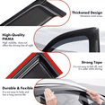 thumbnail image 4 of For 2003-2022 Honda Accord 10th Gen Side Window Visor Vent Rain Guards Deflector, 4 of 10