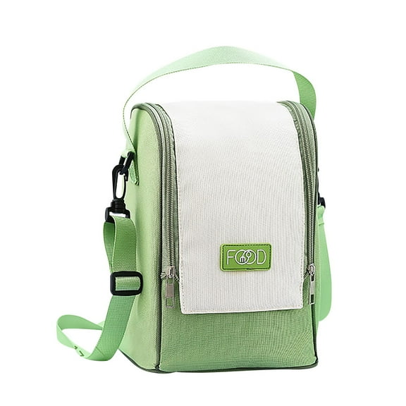 Hovmgk Insulated Bento Bag, Portable Thermal Lunch Box, Lunch Tote for Work, School, Travel & Picnic, Keeps Food Fresh, Reusable & Eco-Friendly Bag with Soft Handle & Spacious Storage