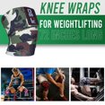 thumbnail image 3 of Defy Knee Wrap for Weightlifting, Muay, Thai MMA, Elastic Bandages for Men and Women, Pack of 2, 72 Inch - Green Camo, 3 of 5