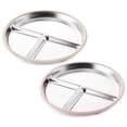thumbnail image 2 of Stainless Steel Baby Plate with Suction Cup and Removable Lid, 2 of 5