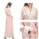 thumbnail image 5 of Albornoz largo térmico de invierno Minnieouse para mujer bata larga cálida rosa L, 5 of 6
