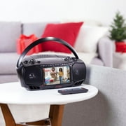 Aiwa Portable 3W Boombox x2 Speakers with Bass, Supports Roku & Amazon Firestick