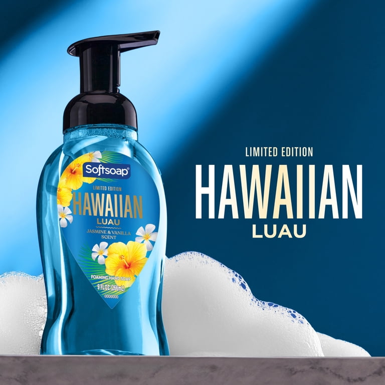 Softsoap Limited Edition Hawaiian Luau Foaming Liquid Hand Soap