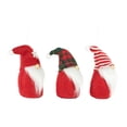 thumbnail image 5 of Northlight Plush Gnomes Christmas Ornaments with Striped, Plaid and Snowflake Hats - 4.5", 5 of 6