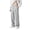 03#Light Gray, variant on Men's Baggy Sweatpants Wide Leg Lounge Joggers with Deep Pockets Soft Stretch Blend Drawstring Open Bottom Relaxed Fit for Gym Travel Light Gray XL