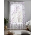 thumbnail image 2 of Sheer Curtains 84 Inches Long, Pink Purple Tree Branches Semi Sheer Curtains Light Filtering Window Treatment, Farmhouse Nature Botanical Privacy Voile Drapes for Living Room Bedroom 52x84 Inch, 2 of 7