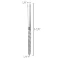 thumbnail image 3 of 2Pcs/Set Silver Stainless Steel T316 Lag Stud Hand Swage Cable Railing For 1/8" Cable, 3 of 8