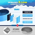 thumbnail image 2 of Foldable Dog Pool, Collapsible Pet Bath Tub, Portable Wading Pool for Kids and Dogs, 2 of 6