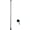 Black A, variant on Bathroom Hang Ceiling Deck Mount Basin Faucet Water Drop Faucet Single Handle Hot and Cold Bathtub Faucet Long Spout Mixer Tap