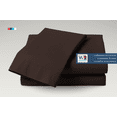 thumbnail image 3 of Sábanas Individuales Lisas We2 Dream 100% Algodón Color Chocolate Trufa 3 Piezas, 3 of 10