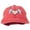 Red, variant on Heart Angel Wings Embroidered Washed Cap - Navy OSFM