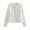 White, variant on ZZwxWA Women Textured Jacket Elegant Cropped Blended Jacket Female Clothing 2025 Fall Winter