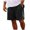 Black, variant on DDAPJ pyju Birthday Gifts! Men's Summer Beach Shorts with Pockets Drawstring Casual Linen Shorts Side Zipper Lightweight Breathable Shorts Black S