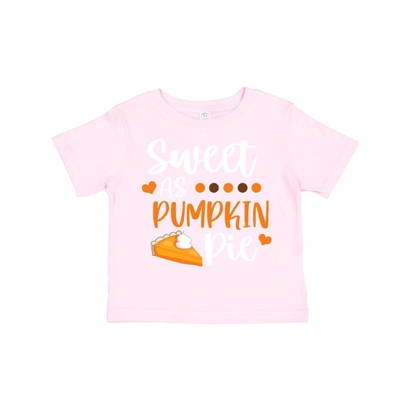Inktastic Thanksgiving Sweet as Pumpkin Pie Boys or Girls Toddler T-Shirt