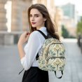 thumbnail image 6 of FORMRS Mini Backpack Purse for Women Travel Daypack Casual Shoulder Bag, Beige Floral Pattern, 6 of 7