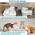 thumbnail image 3 of ELEGX Cat Water Fountain, Ultra Silent Cat Fountain 2L/67oz, with LED Light, Activated Carbon Filter(7PCS), 3 of 7