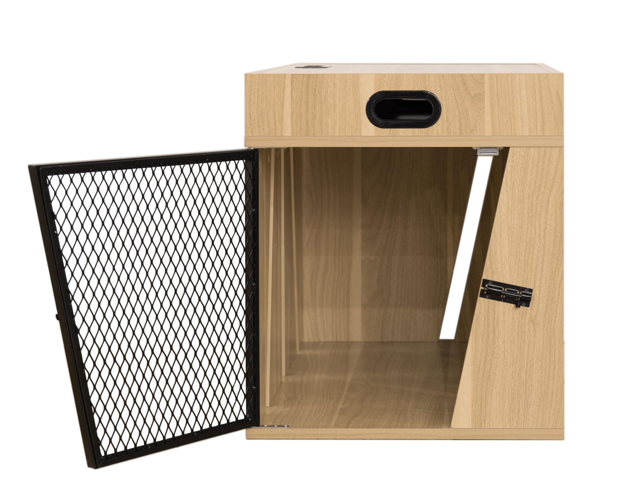 Lucky Kennels Penny Pet Crate (Medium) - Multi-Functional Pet Kennel & Decorative Side Table with Storage