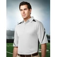 thumbnail image 1 of Tri-Mountain Performance Lightning K119 Birdeye Polo, X-Large Tall, White/Black, 1 of 2