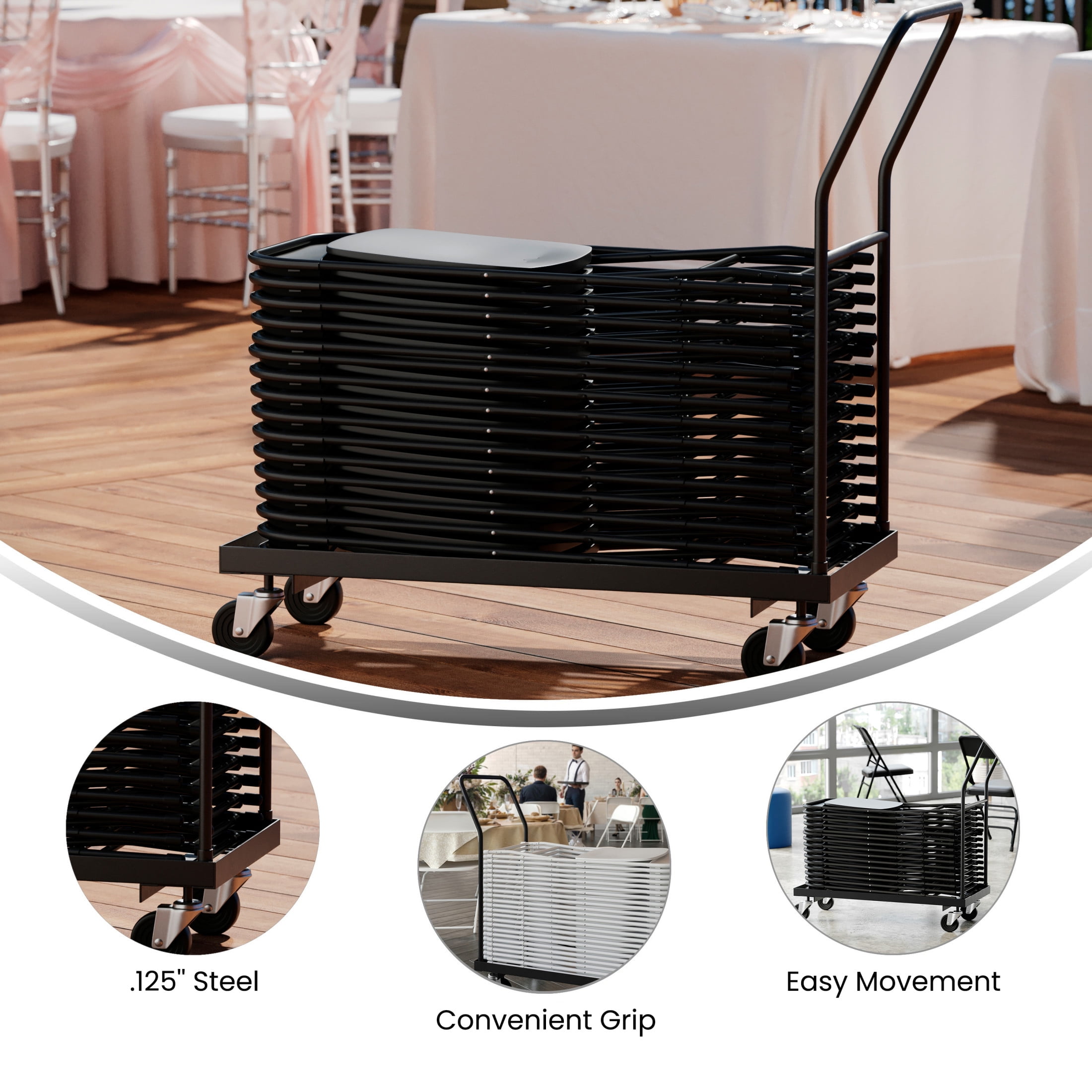 Flash Furniture Folding Chair Dolly