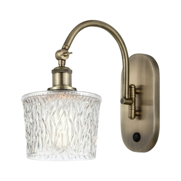 Innovations Lighting 518-1W-12-7 Niagra Sconce Niagra 12" Tall Wall Sconce - Brass