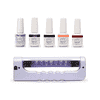 Gelish 5 Color LED Nail Polish Starter Kit w/ Portable Light (Open Box)(2 Pack)