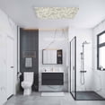 thumbnail image 4 of 1 Pcs Farmhouse Sage Green Floral Fluorescent Light Covers Linen Boho Paisley Flower Rustic Magnetic Light Covers for Ceiling Lights 4 x 2 ft Drop Ceiling Lights Cover Shade for Office, Home, 4 of 9