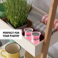 thumbnail image 5 of Astarin Salt and Pepper Shakers with Stainless Steel Lid and Refillable Glass Bottle for Kitchen Dining Cooking BBQ, Set of 2, Pink, 5 of 7