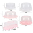thumbnail image 3 of Deago Large Cake Carrier Keeper Stand with Handles and Lids Container for Transport Cake Holder Tray with Cover Cupcake Storage Kitchen Cooking Box, 3 of 10
