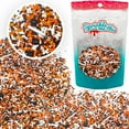 thumbnail image 6 of Halloween Party Sprinkle Mix | Resealable Stand up Bag | Jimmies and Nonpareils in Orange, White, and Brown | Halloween Themed Sprinkles | Bulk Sprinkles for Baked Goods and More 12 oz, 6 of 8