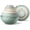 Mint Diamond, variant on COOK WITH COLOR Plastic Mixing Bowls with Lids, Rhombus Design Mixing Bowl Set, Mint, 12-Piece